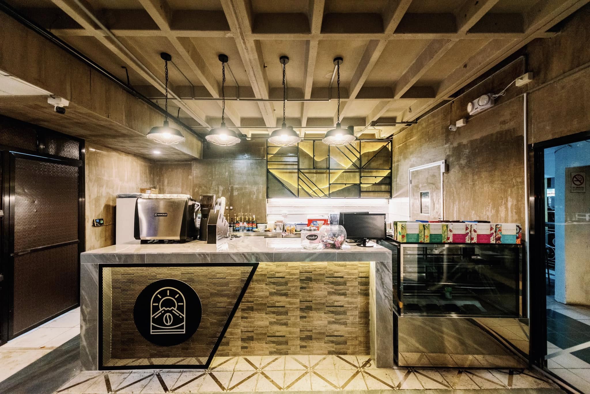 Coffee counter inside Nikko's Brew