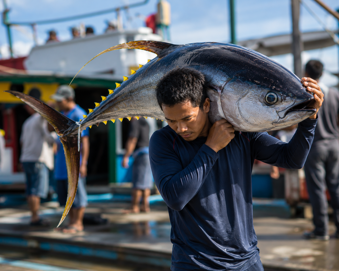Fish Port tuna activity in GenSan