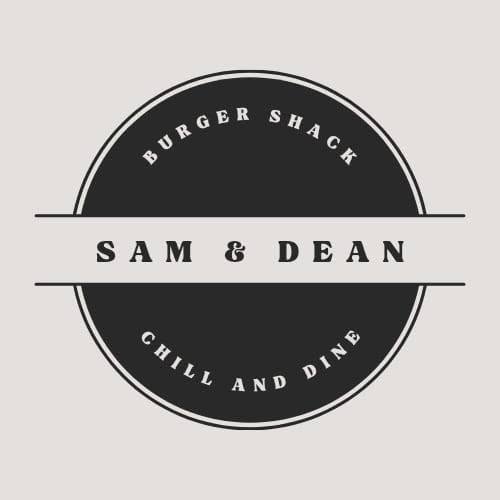 Sam And Dean Burger Shack logo